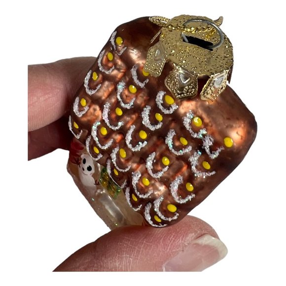 Thomas Pacconi Blown Glass Gingerbread House - Picture 6 of 6